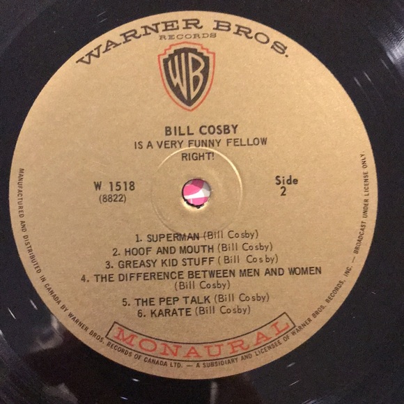 Bill Cosby Is a Very Funny Fellow vintage vinyl album 1963 comedy - Picture 4 of 4